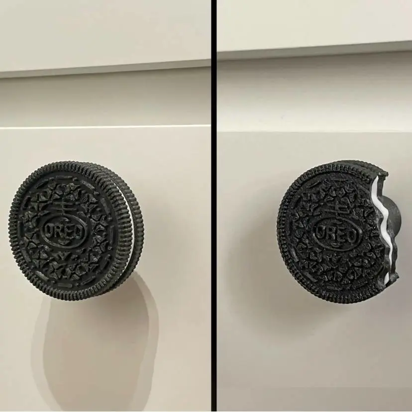 Delicious OREO Cookie Cabinet Drawer Knob / Cookie Bite Knob