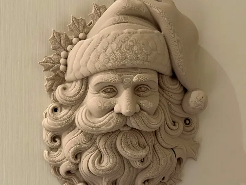 Weihnachtsmann Wandkunst