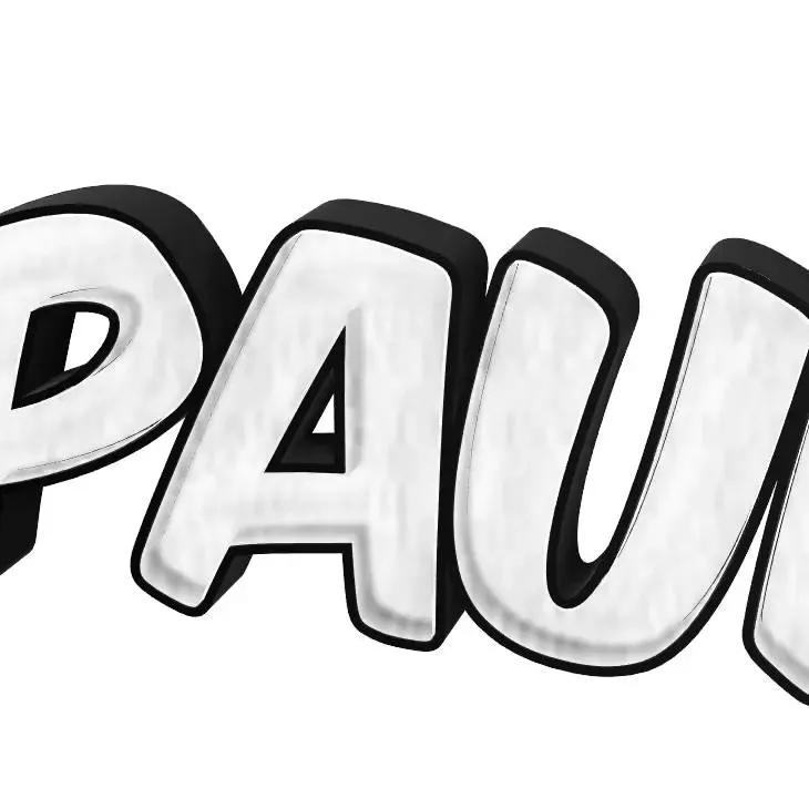 Paul Namenslampe LED