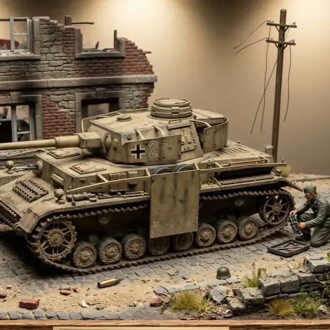 Panzer tank scene