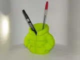 Puffer Jacket Pencil Holder-3