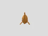 Cartoon orange fish-3