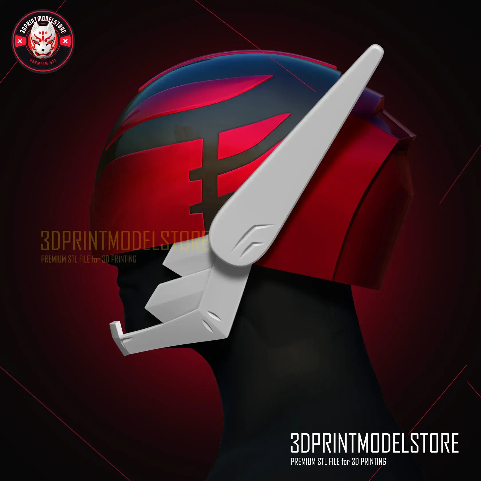 Go Go Loser Ranger Reject Red Keeper Helmet Cosplay STL File
