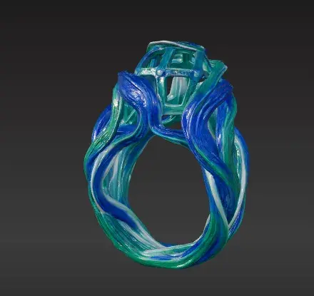 Ocean Weave Crown Ring – Noah0x03