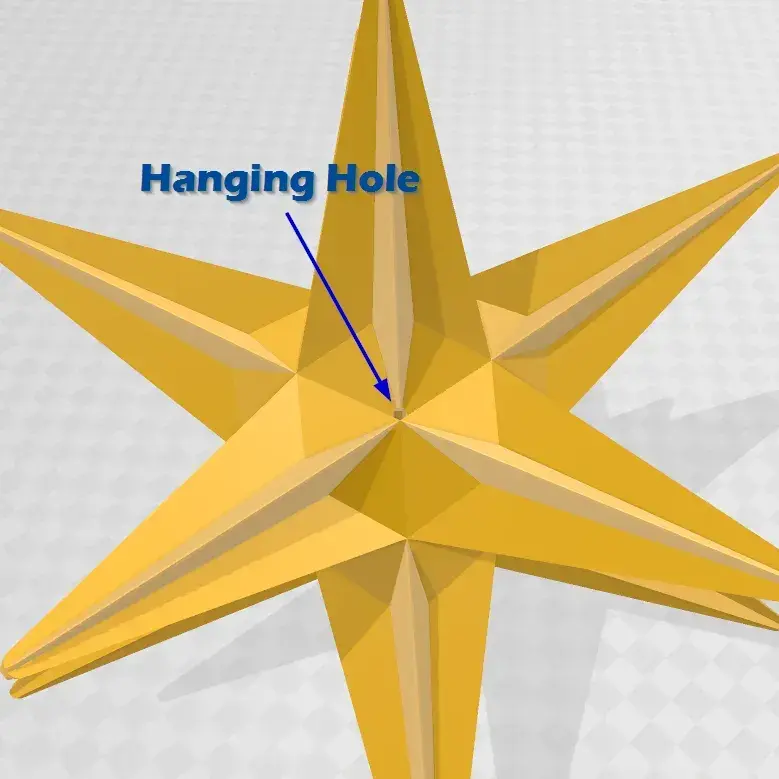 LED Christmas Star - Hanging or Tree topper