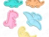 Dinosaurs cookie cutter set of 5-0