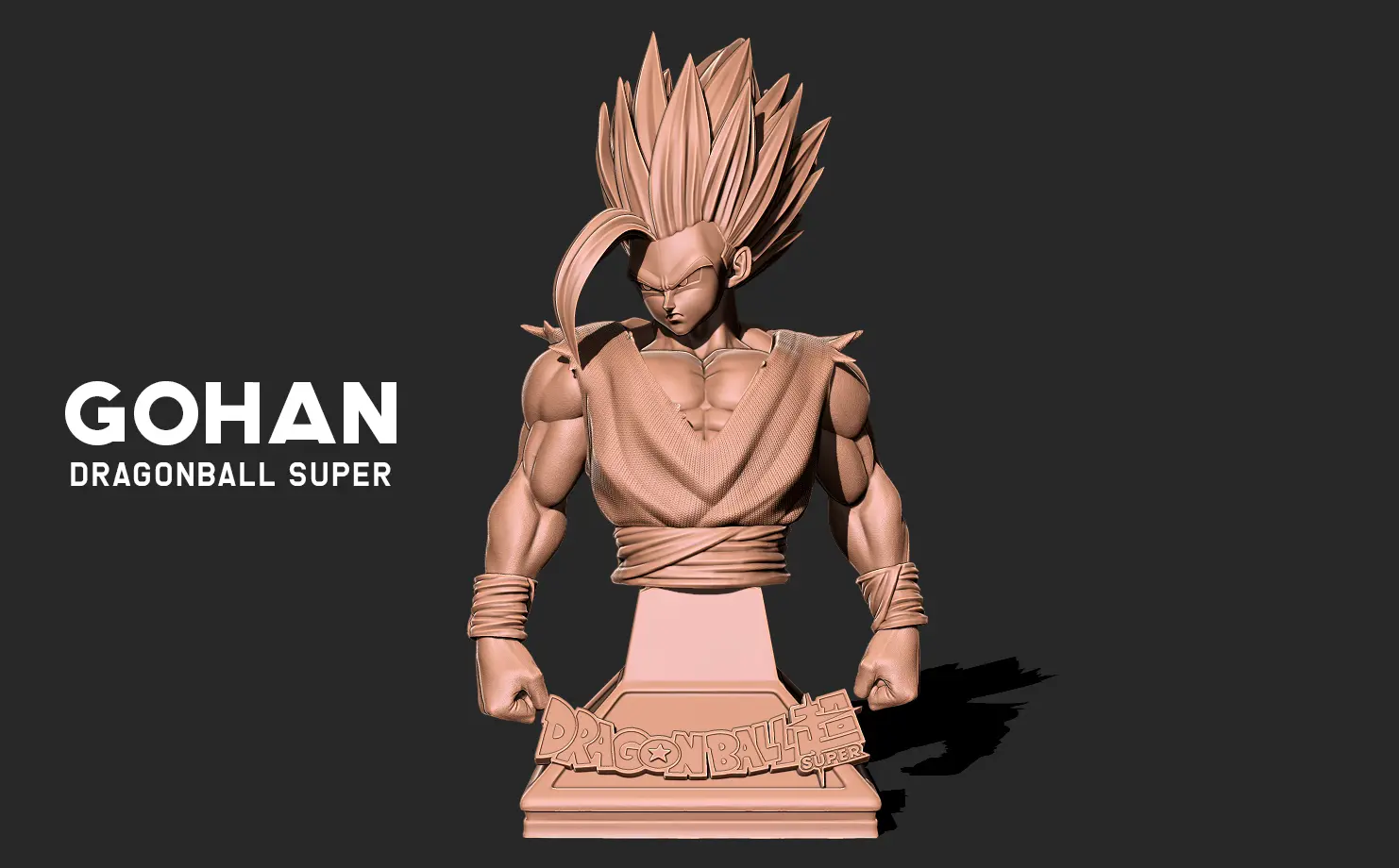 Gohan - Dragon ball super 3D print model