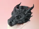 Dragon Pen Holder / Planter / Container-9