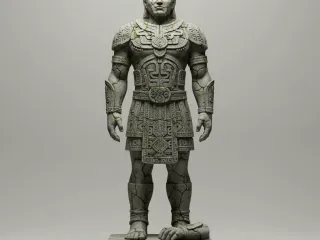 Ancient Stone King – Forgotten Empire Guardian Statue