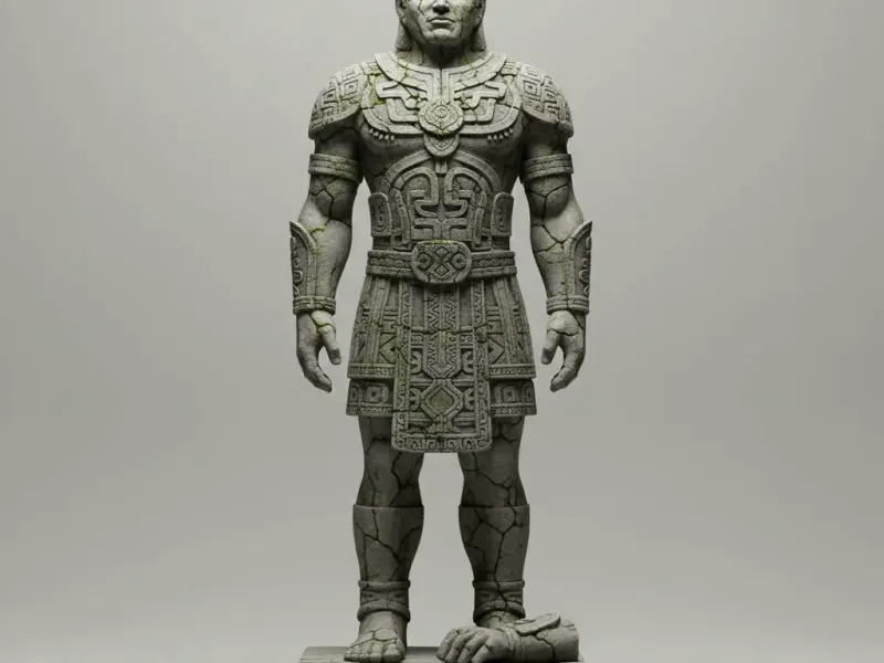 Ancient Stone King – Forgotten Empire Guardian Statue