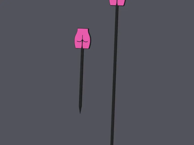 Female Hips/Butt - Cocktailset with stick and pick v2