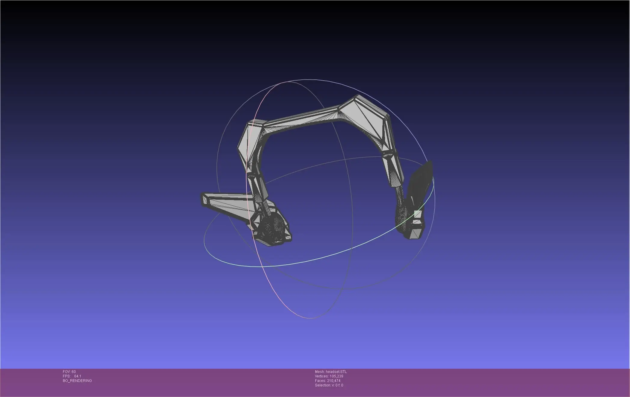 Overwatch 2 Version D.Va Headset Druckbares Modell