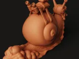 Turbo Snail Engine Statue | Mechanical Racing Snail-3