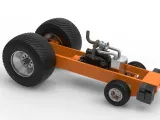 Pro Stock Pulling Tractor Base Version 2 Scale 1:25-8