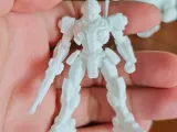Mech Warrior Soldier Figure with Supports  Remove Slowly  Freely Scalable  Printing  Children  Toys  Figurine  Ornament  Model  One-Click One-Piece Printing-0