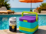 Mini Can Cooler Caddy | Portable Four Can Beverage Holder-4