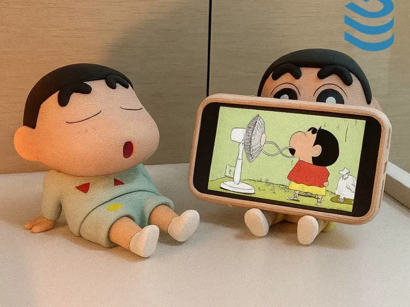 Sinchan Phone Holder