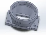 BMW E30 3 Inch (76mm) Cold Air Intake Adapter-0