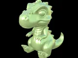 Cute Mini Trex + Keychain-2