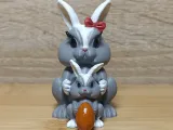 Cute Easter bunny. First egg-1