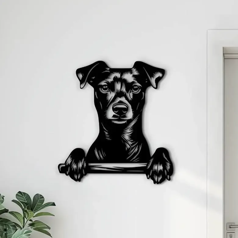 Deutscher Pinscher Wanddekoration