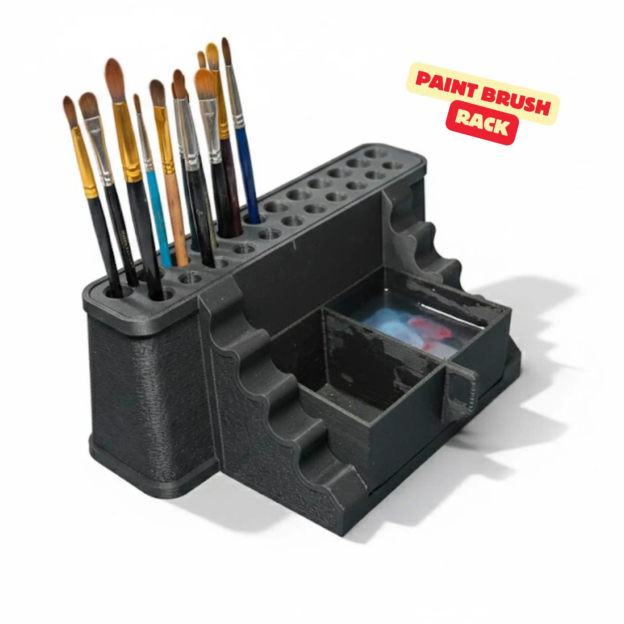3D Printer Files | 3MF File | PAINTING BRUSH RACK
