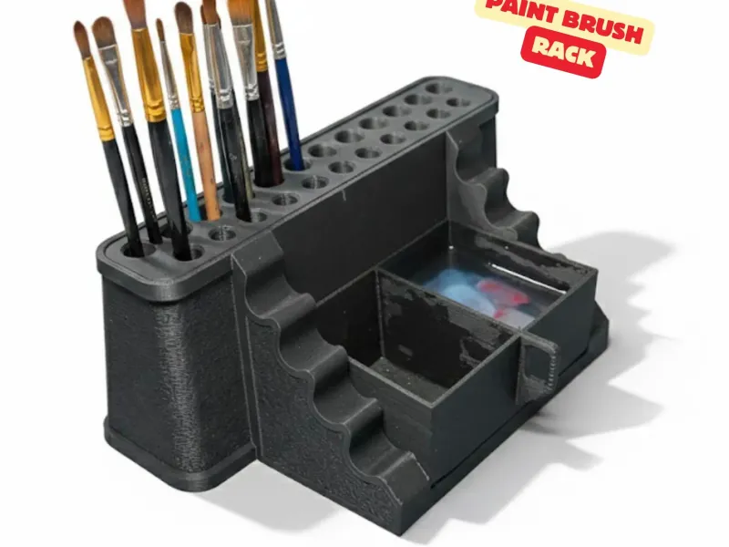PAINTING BRUSH RACK