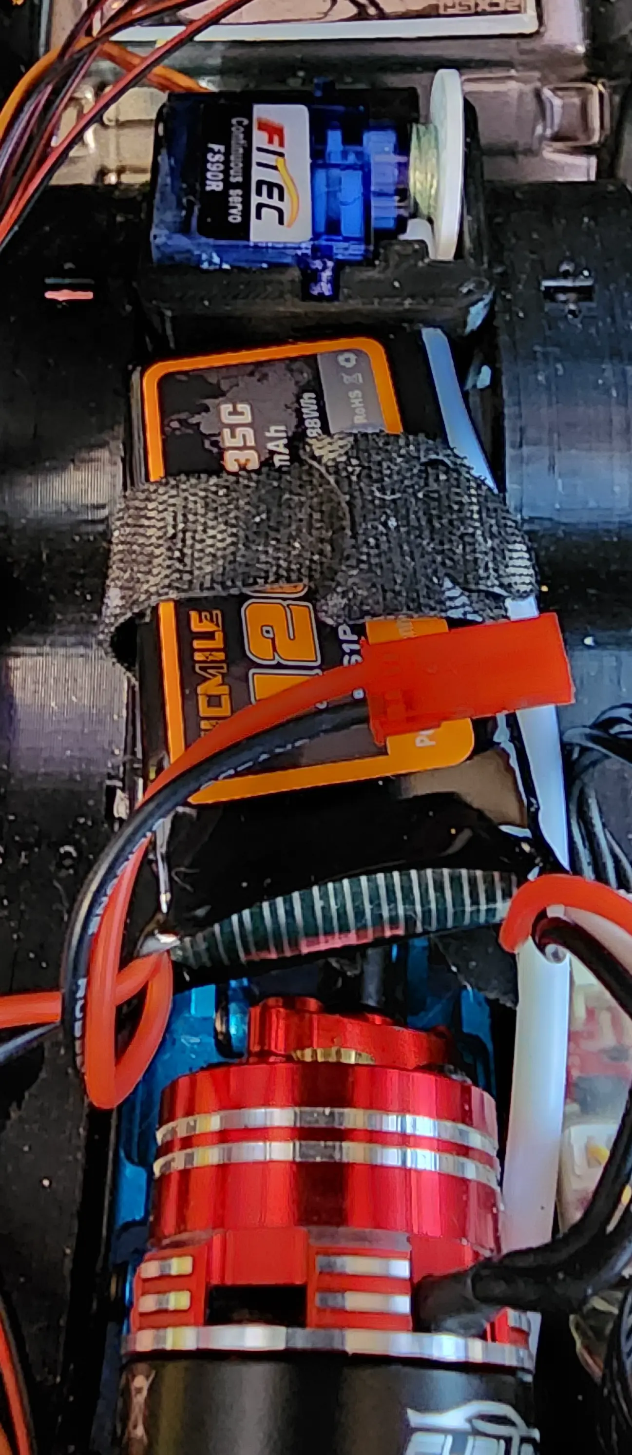 SCX24 Winch Guide With Rear Servo Box
