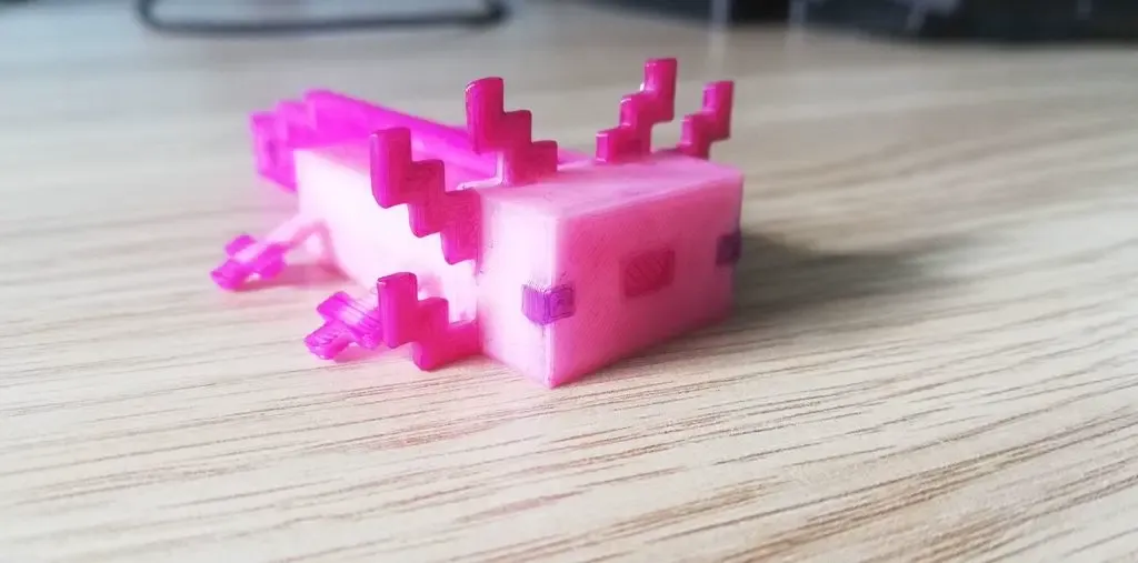 Minecraft Axolotl from 1.17
