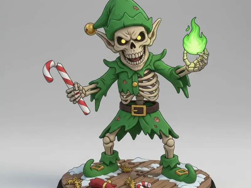 One Piece Santa´s Goblin Skull miniature dnd wargame