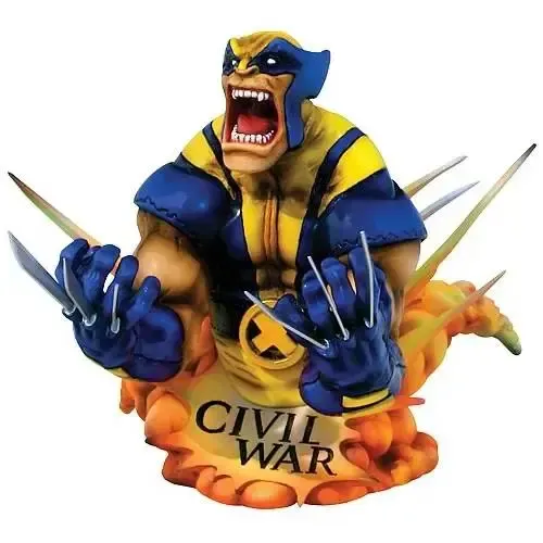 Wolverine Civil War Bust