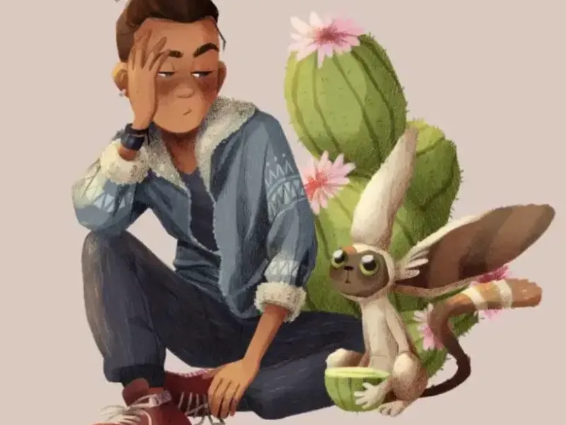 Sokka and Momo Sculpture
