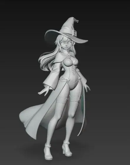 sexy witch anime style