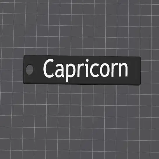 Zodiac Keychain Capricorn