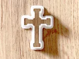 Cortador de Biscoitos em Forma de Cruz, 5 tamanhos, Cruz, Forma, Comunhão, Batismo-2