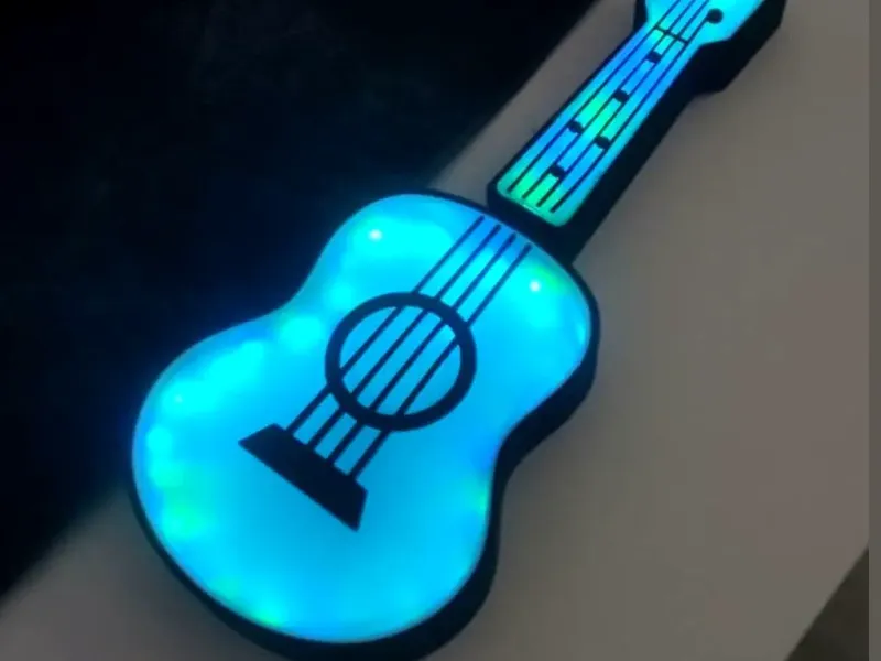 Cute Guitar Wall Light - LED