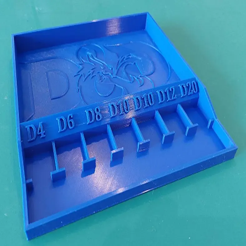 D&D Dice tray with logo