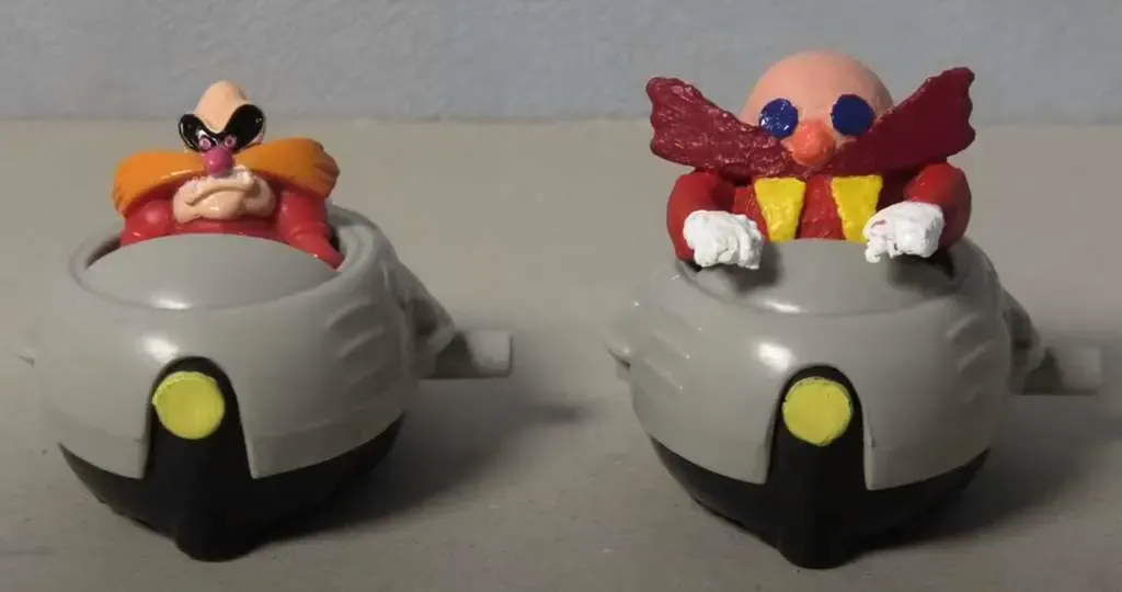 Sonic 3 McDonald raro dr robotnick giocattolo