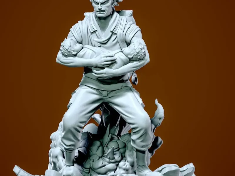 Dragon young - God valley - One piece - splitpart