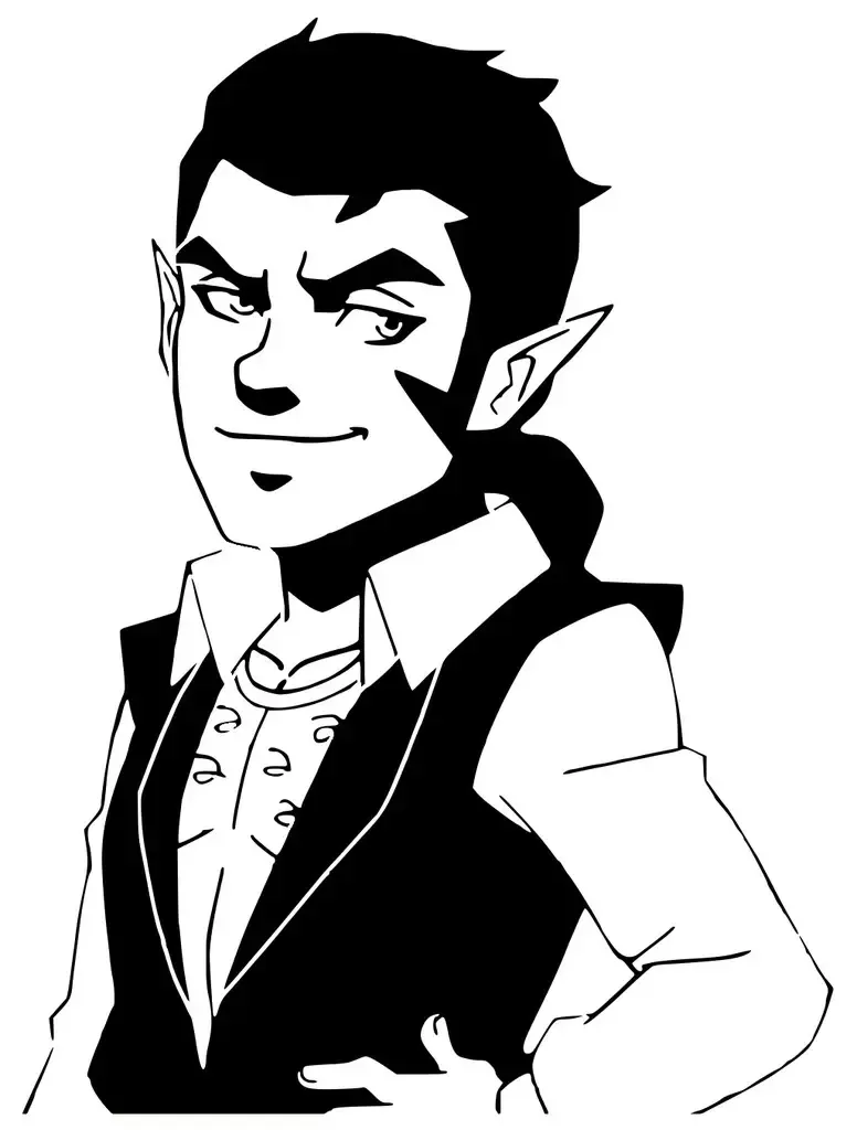TLOVM Scanlan Shorthalt stencil