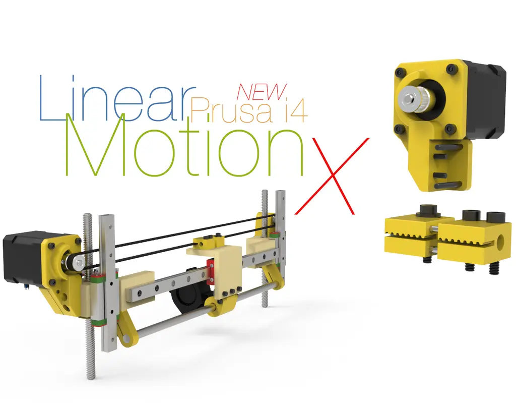 linear X-Axis Upgrade for Prusa i4
