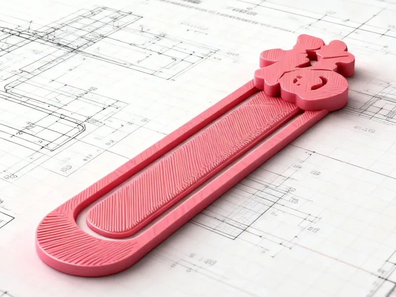 Chinese-style bookmark with the character "Fu" (福)