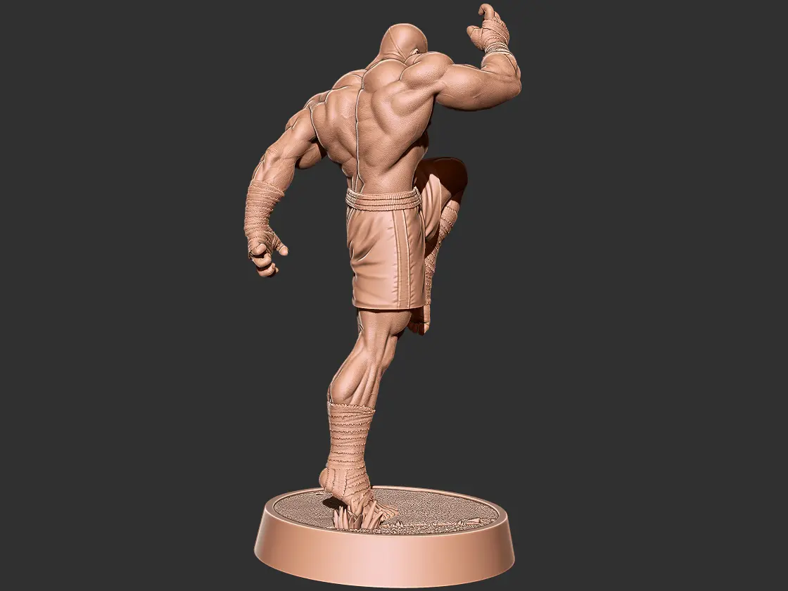 Sagat - Street fighter 3D print model