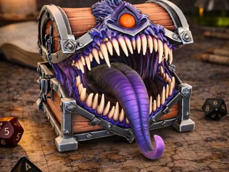 Mimic Chest D&D tabletop miniature