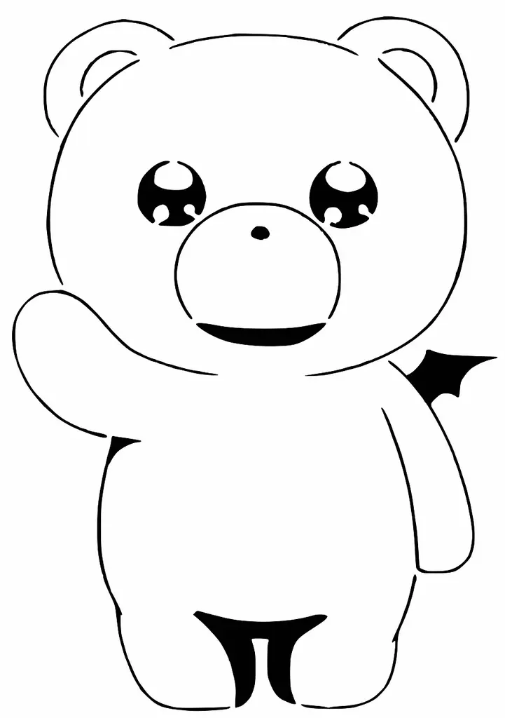 Teddy Demon stencil