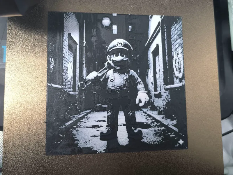 Super Mario HueForge
