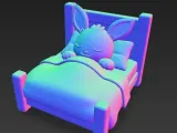 pokemon eevee bed time-4