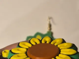 Sunflower 3D Earrings