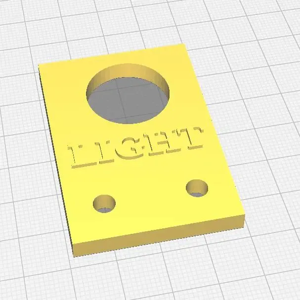 light switch 20 mm switch hole