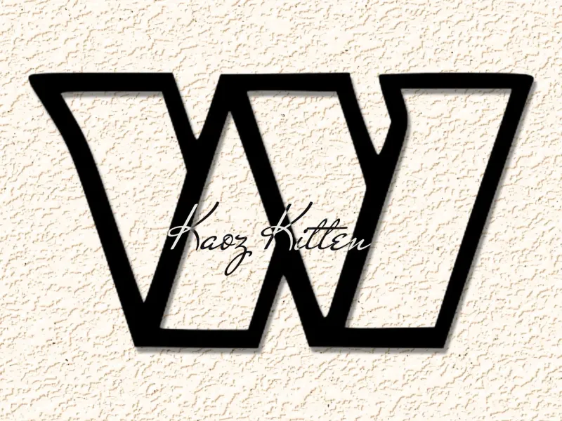 walshington commanders logo emblem wall art home decor